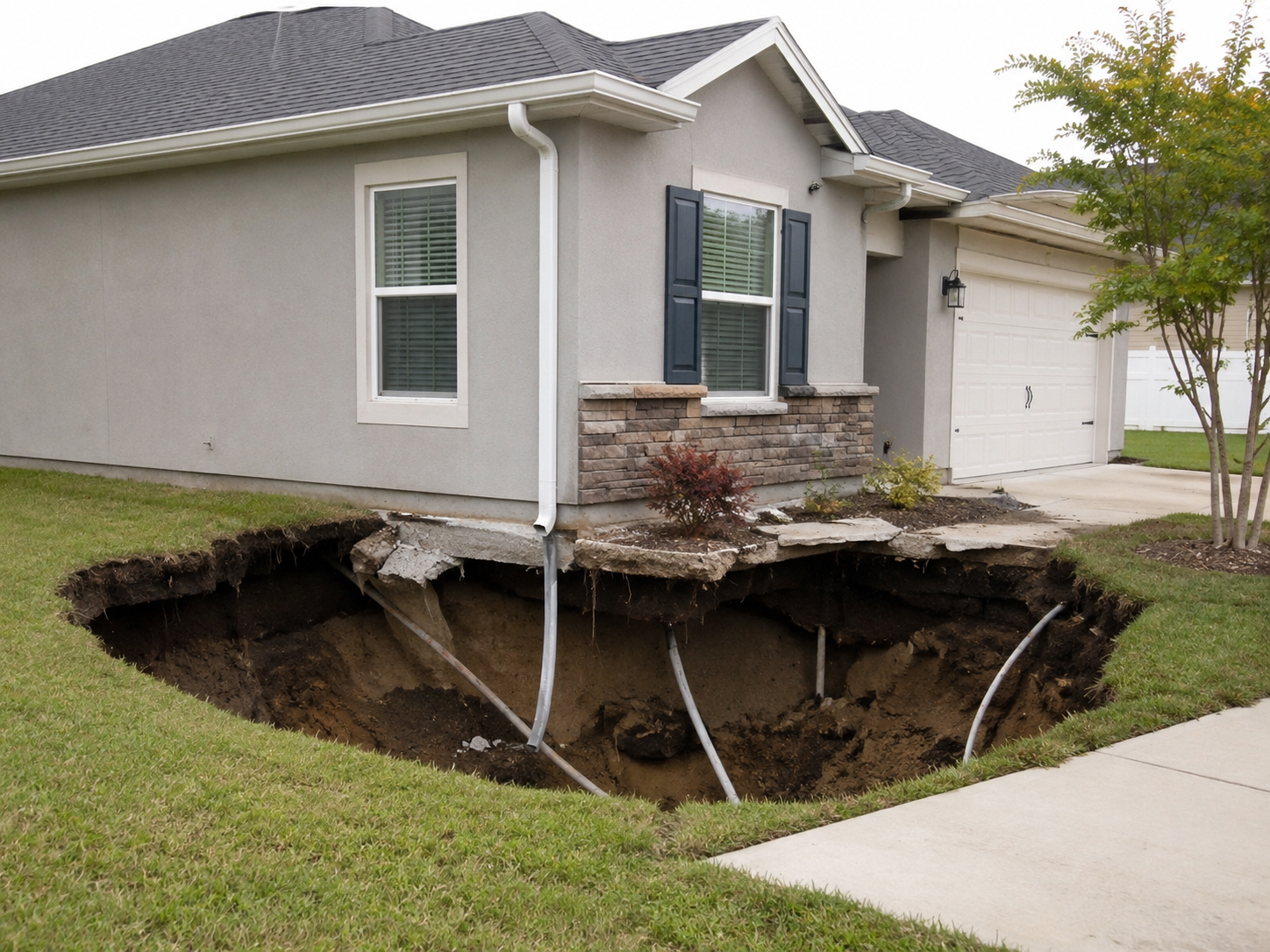 Yard Sinkholes