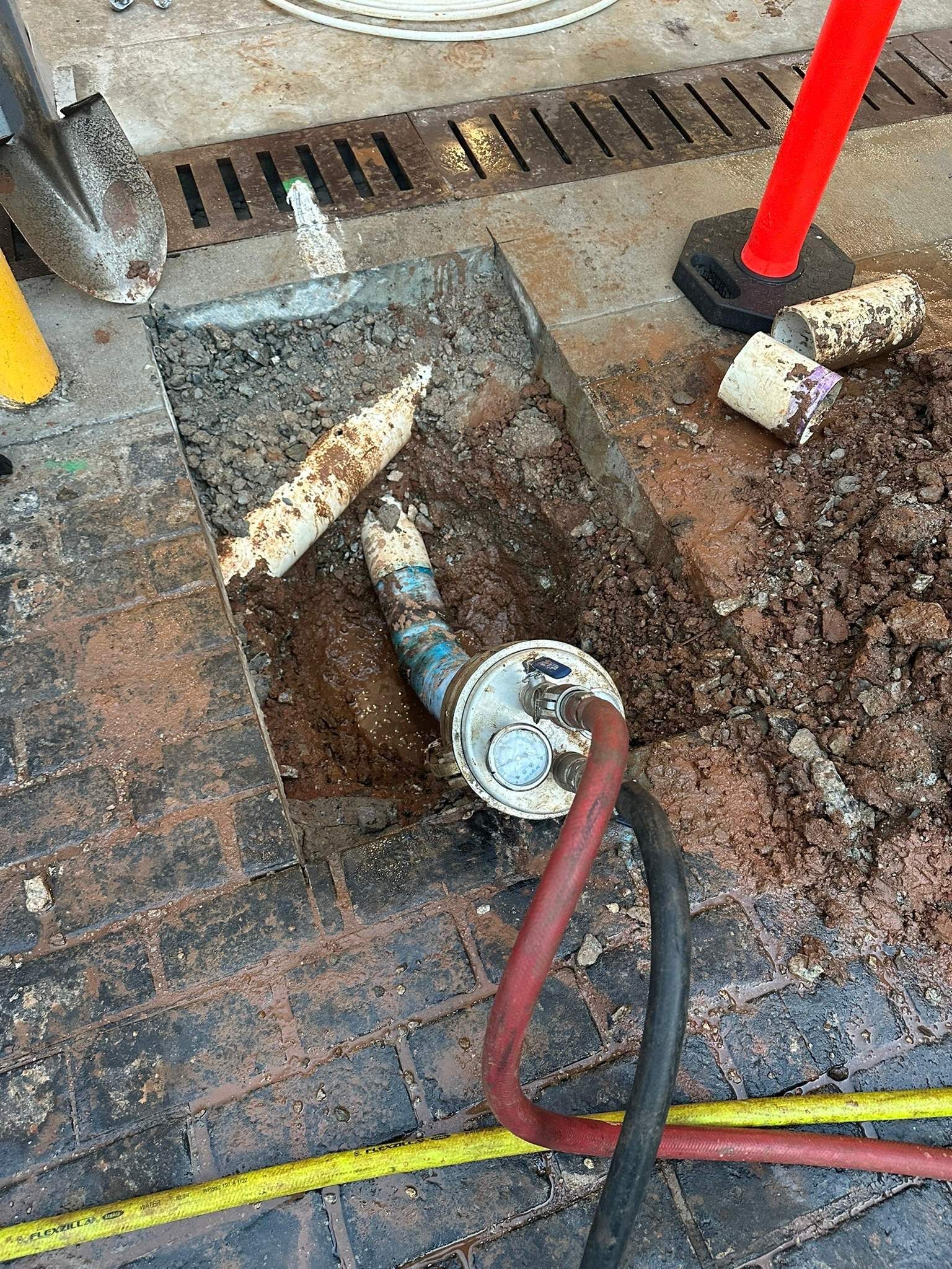 LiningWorks Trenchless Pipe Repair & Sewer Pipe Lining using CIPP inversion equipment for cast iron pipe repair